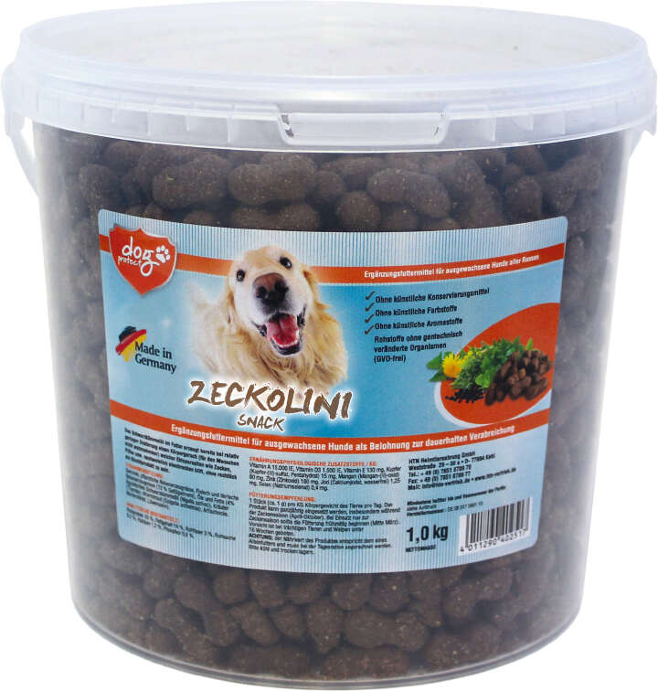 dog protect Hundeleckerli Zeckolini Snack